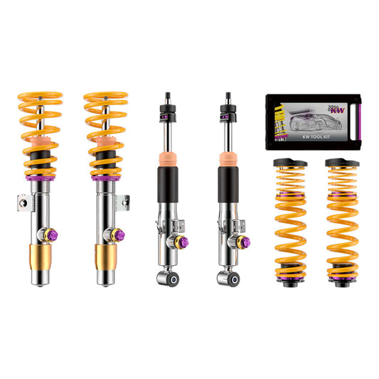 KW Coilover Kit V4 2021+ BMW M2 (G87) &amp; M3 (G80) Sedan 2WD incl. M3 Competition NP Motorsports