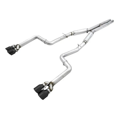 AWE Tuning 2015+ Dodge Challenger 6.4L/6.2L SC Track Edition Exhaust - Quad Diamond Black Tips NP Motorsports