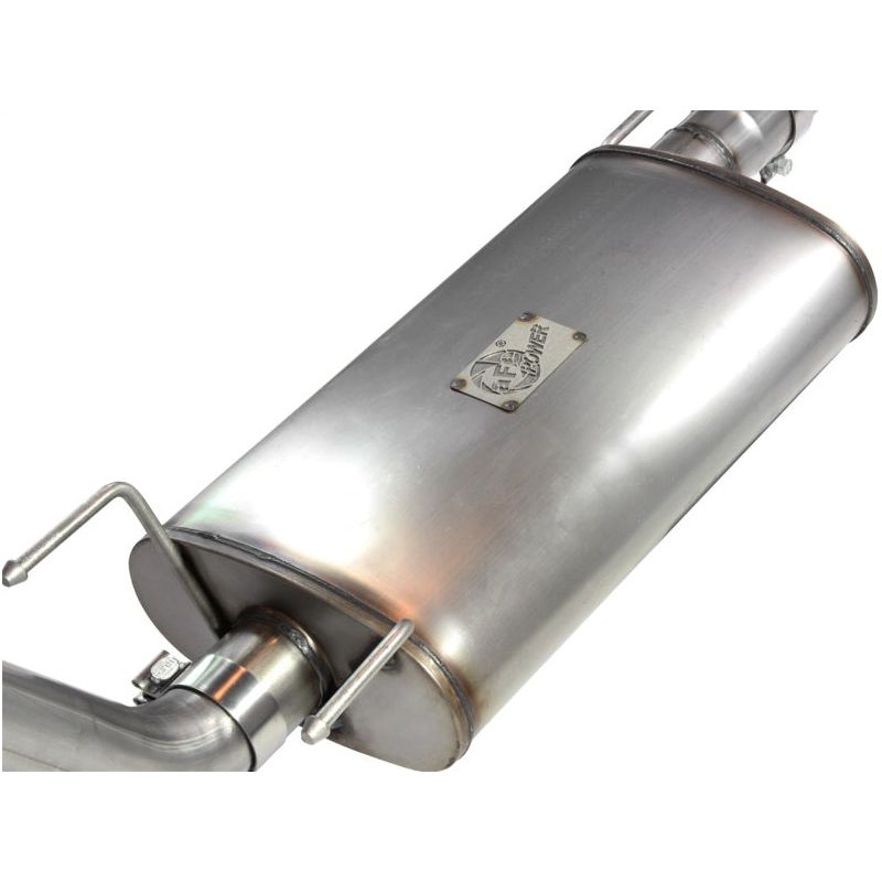 aFe MACHForce XP Exhausts Cat-Back SS-409 EXH CB Toyota Tacoma 05-13 V6-4.0L (Blk Tip) NP Motorsports