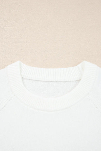 Merry Christmas Raglan Sleeve Sweater
