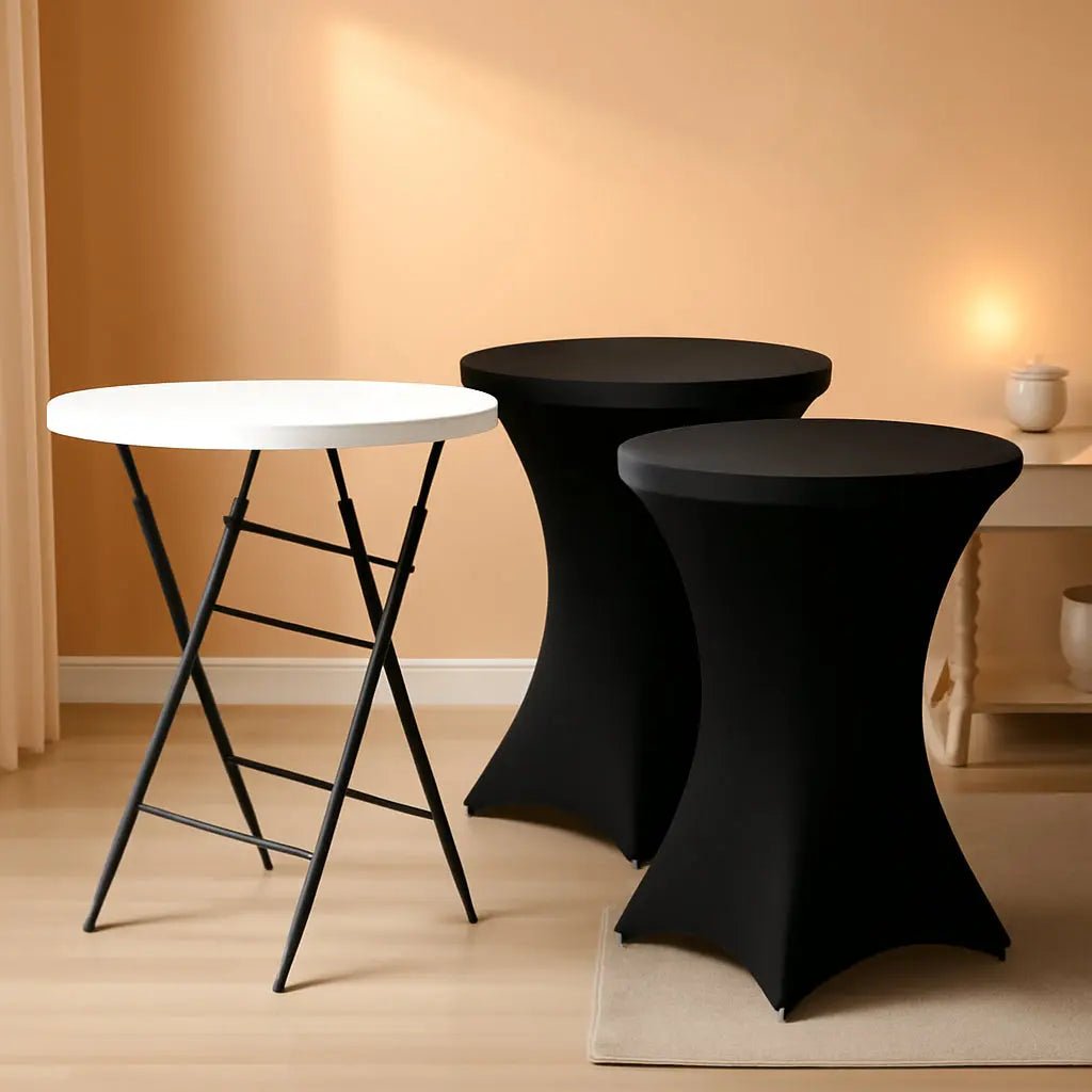 32 Inch Bar Height Folding Cocktail Tables Removable Legs - Get it from Bo