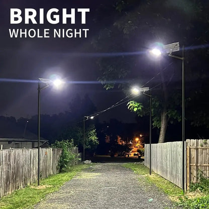 1800W Solar Street Light with 20ft /16ft Pole Langy Solar Lights