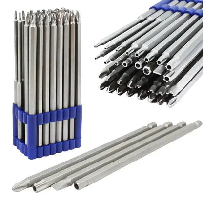 Stark USA 32pc Extra Long Security Bit Set Tamper Proof Torx Star Tri Wing Stark USA