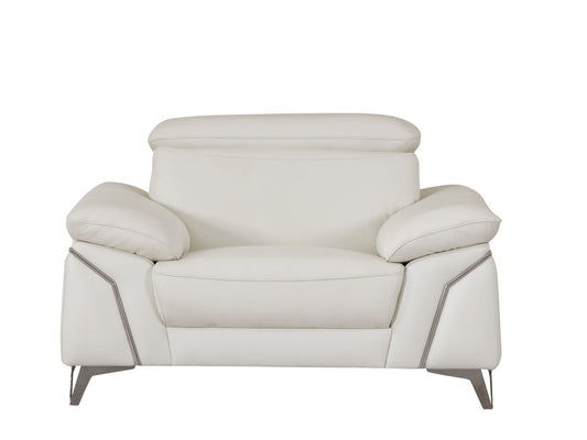 51" Gray Chair and a Half