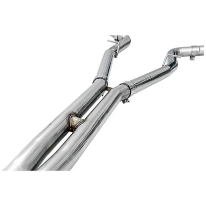 AWE Tuning 2015+ Dodge Charger 6.4L/6.2L SC Non-Resonated Touring Edition Exhaust - Silver Tips NP Motorsports