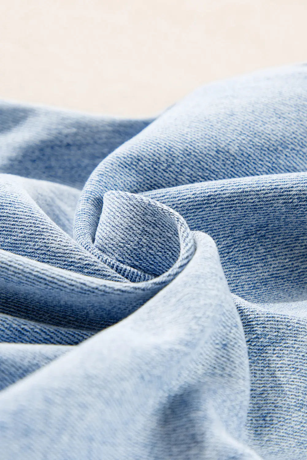 Saige Wash Distressed Straight Jeans