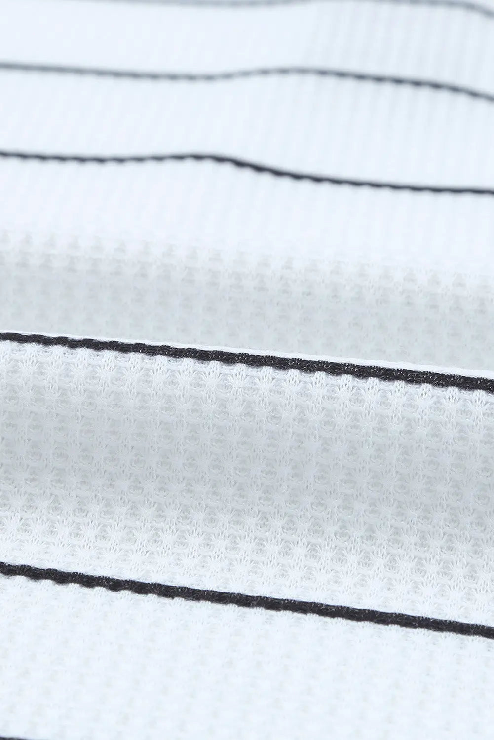 Simone Henley Waffle Knit Top