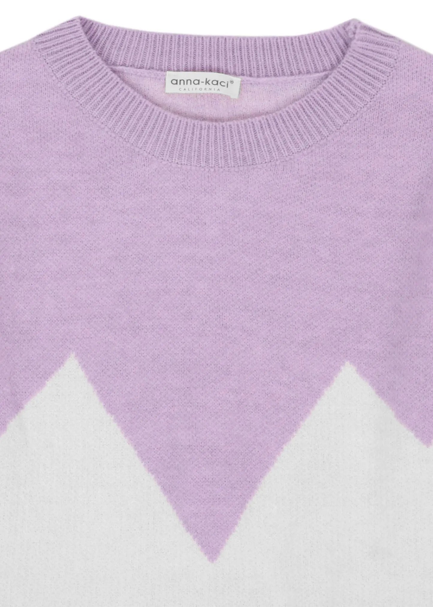 Drop Shoulder Color Block Sweater Anna-Kaci Wholesale