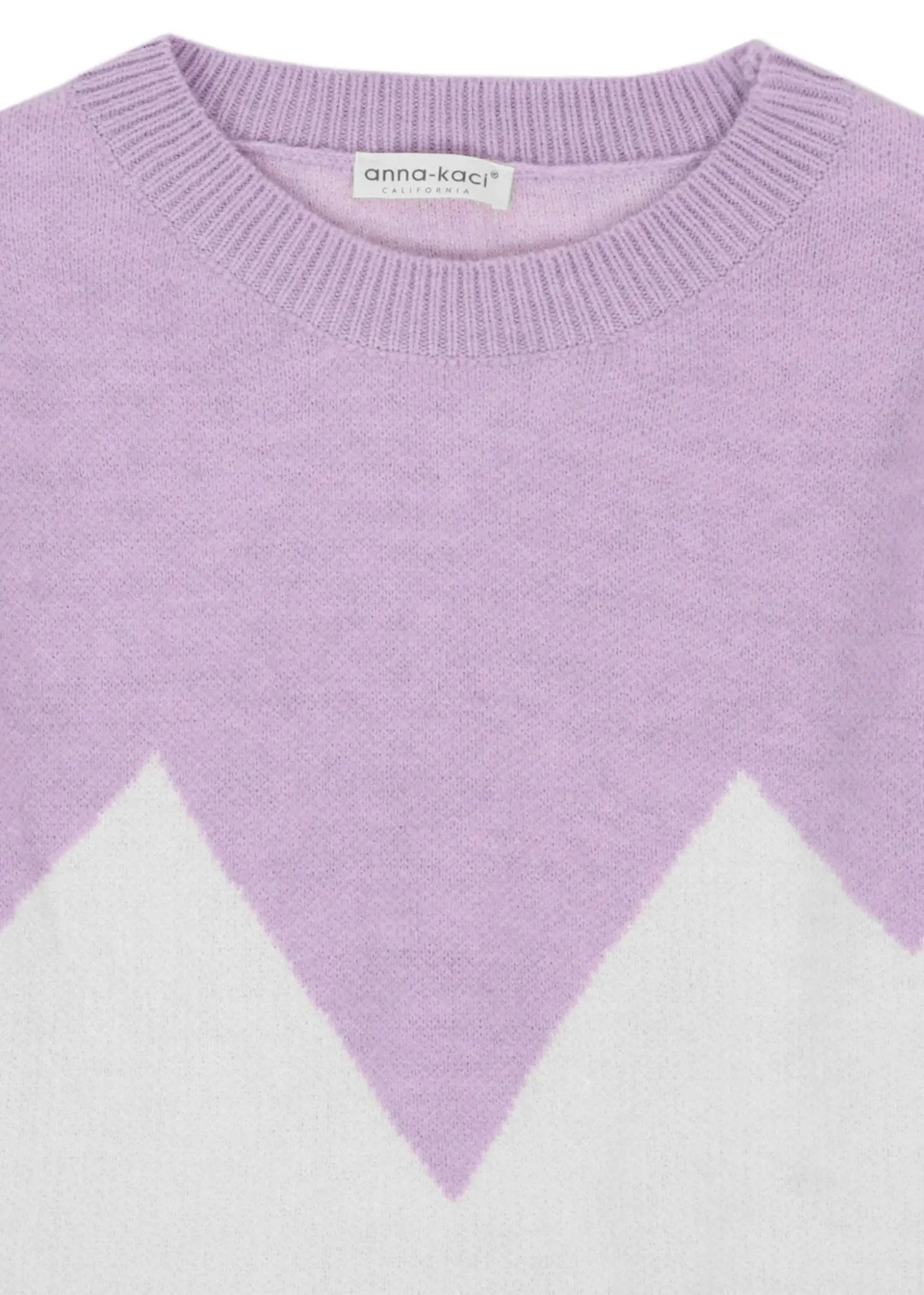 Drop Shoulder Color Block Sweater Anna-Kaci Wholesale