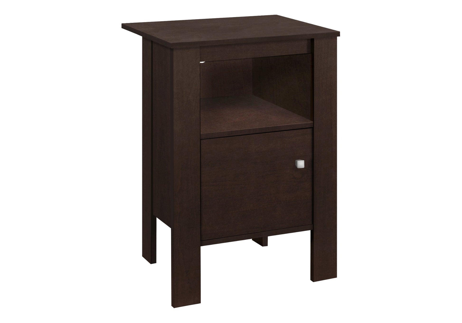 24" Espresso Wood Nightstand Homeroots