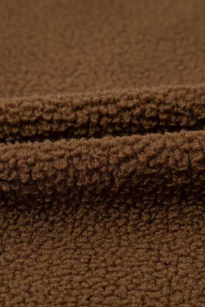 Abigail Coffee toggle Teddy Coat