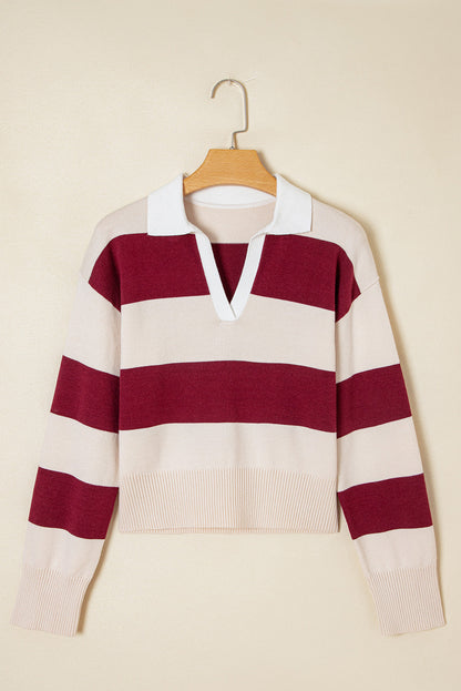 Olivia Knitted Polo Collar Sweater