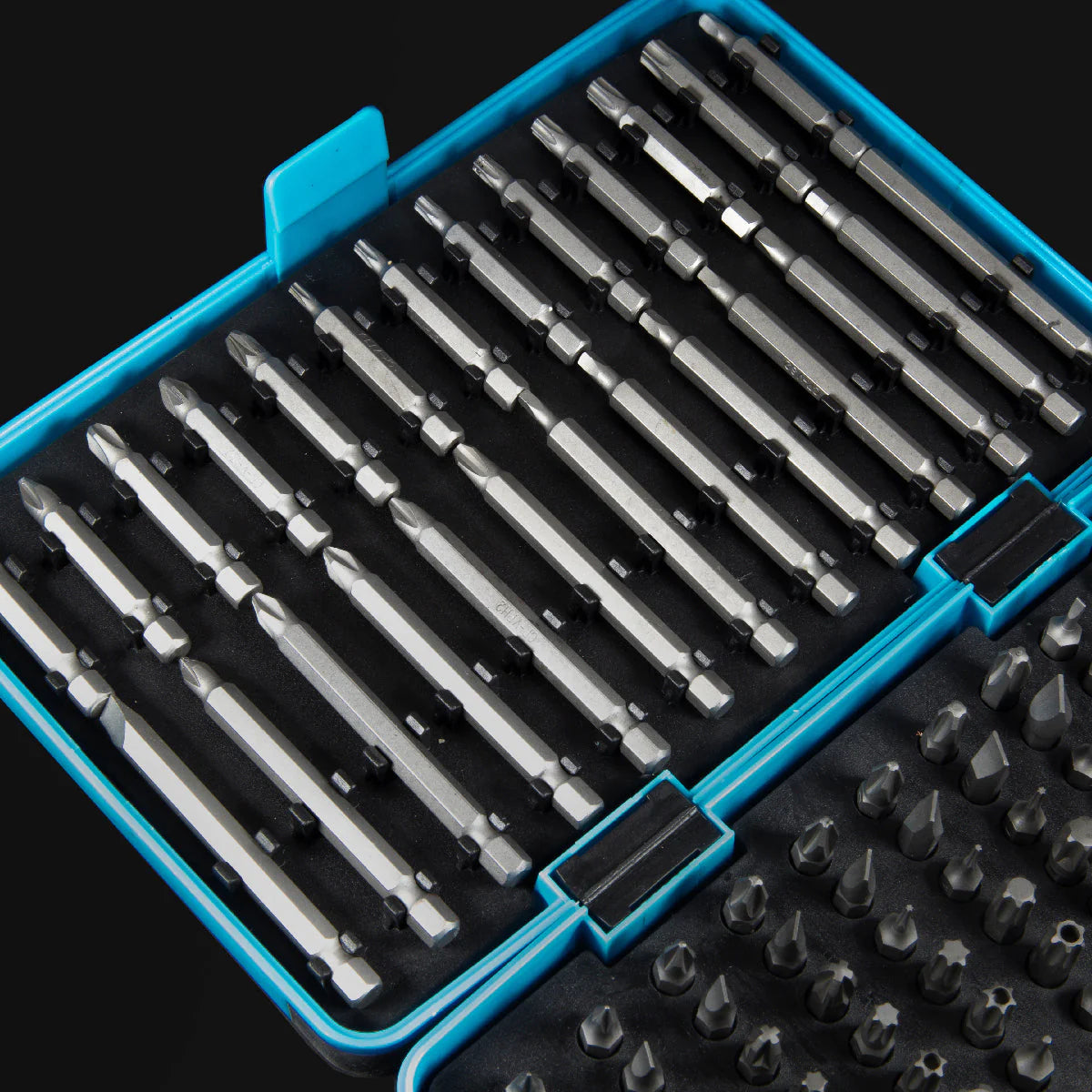 Stark USA 1/4" Impact-Duty Steel Screwdriver Bit Set 148pc