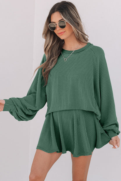 Scarlett Corded Lantern Sleeve Top