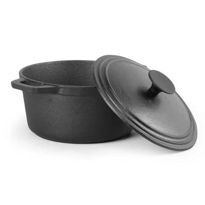 3.4 Quart Pre-Seasonded Cast Iron Dutch Oven with Handles and Lid - Get it from Bo