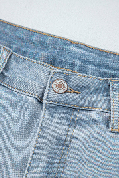 Kimberly Length Distressed Skinny Jeans