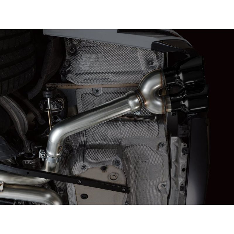 AWE Tuning 19-23 Audi C8 S6/S7 2.9T V6 AWD Track Edition Exhaust - Diamond Black Tips NP Motorsports