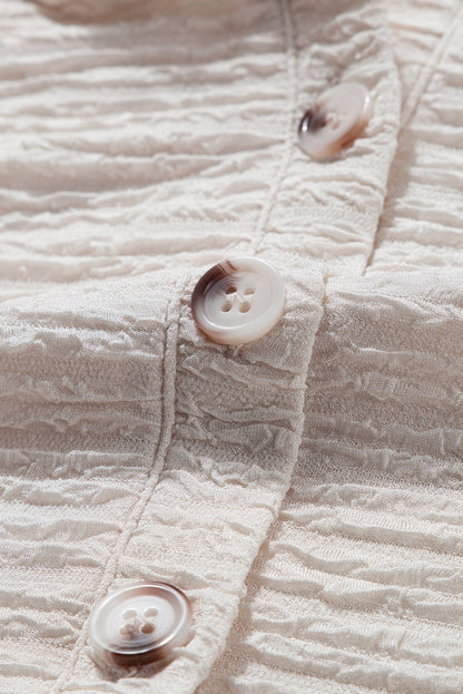 Madison Textured Drawstring Henley Hoodie