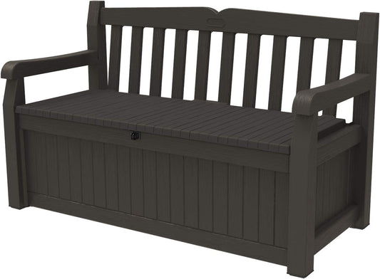 70 Gallon Outdoor Storage Bench Box for Garden Tools ShipItFurniture