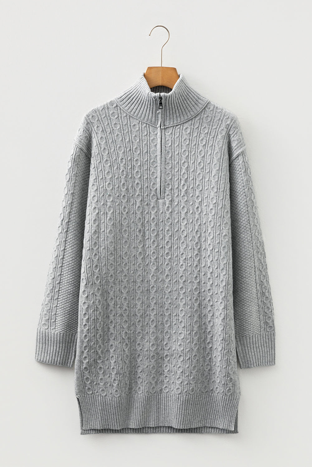 Sofia Ribbed Trim Loose Sweater