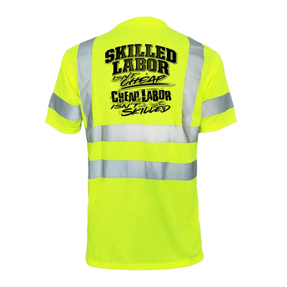 Skilled Labor - Reflective Safety T-Shirt Armed American Supply