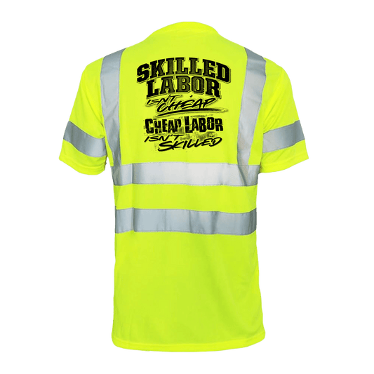 Skilled Labor - Reflective Safety T-Shirt Armed American Supply
