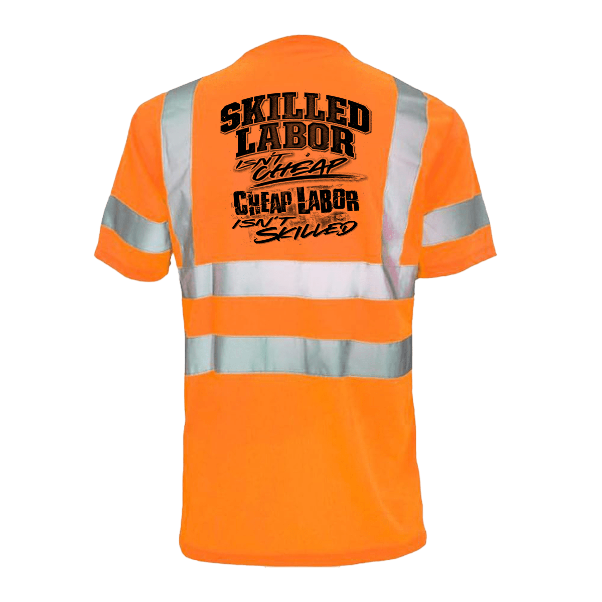 Skilled Labor - Reflective Safety T-Shirt Armed American Supply
