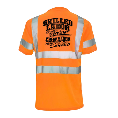 Skilled Labor - Reflective Safety T-Shirt Armed American Supply