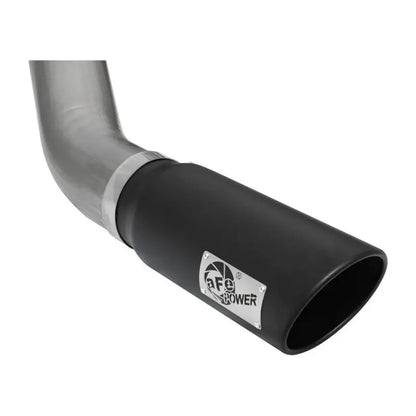 aFe MACHForce XP Exhaust Large Bore 5in DPF-Back SS 13-15 Dodge Trucks L6-6.7L (td) *Black Tip NP Motorsports
