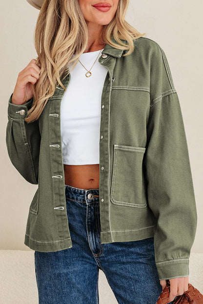 Isabella Collared Front Boyfriend Jacket