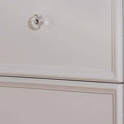 27" White Two Drawers Nightstand Homeroots