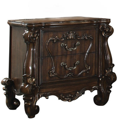 31" Brown Two Drawers Nightstand Homeroots