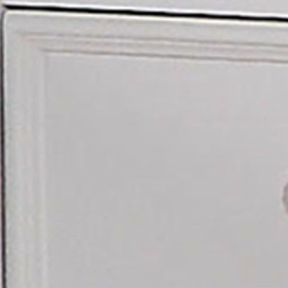 27" White One Drawer Nightstand Homeroots
