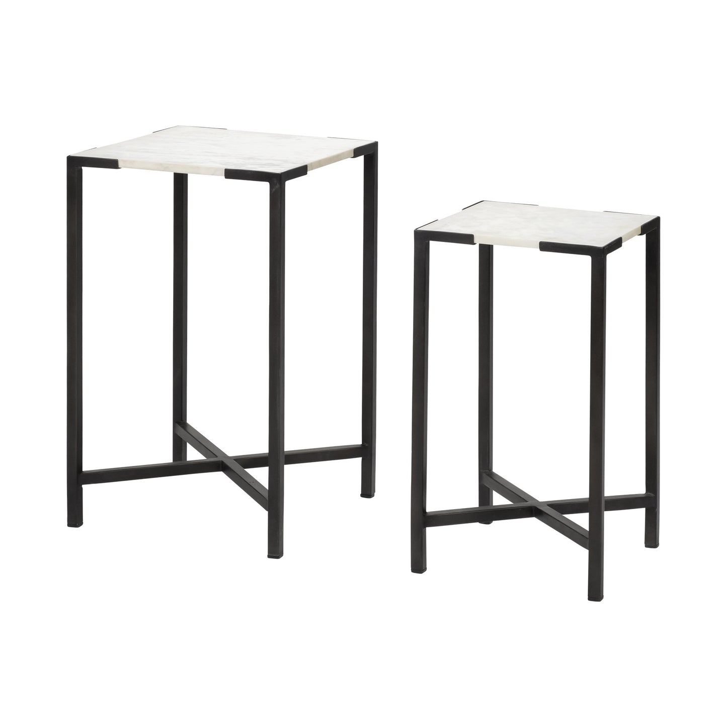 24" Marble End Table