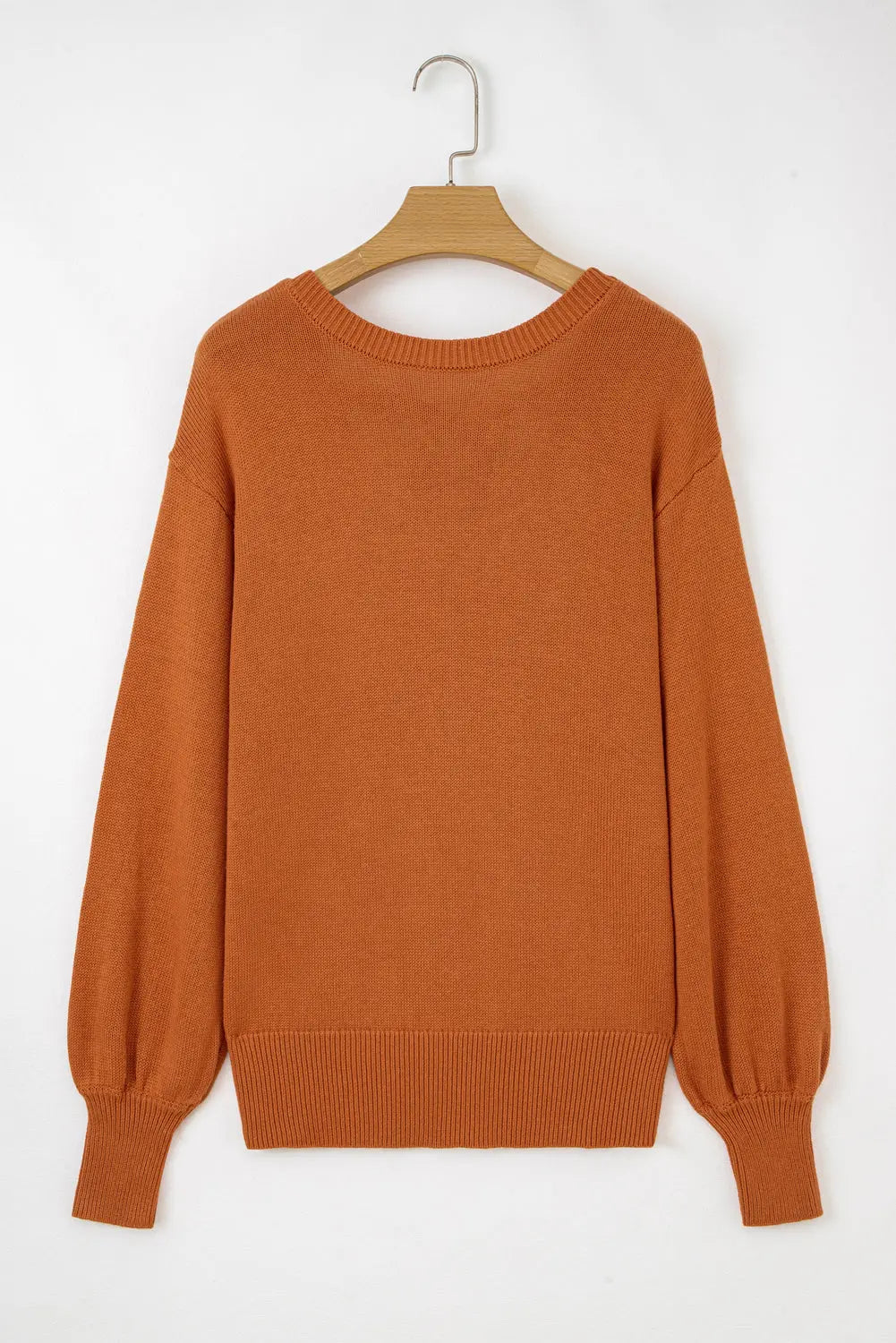 Abigail Trim Drop Shoulder Sweater