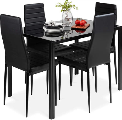 5-Piece Kitchen Dining Table Set for Dining Room-0