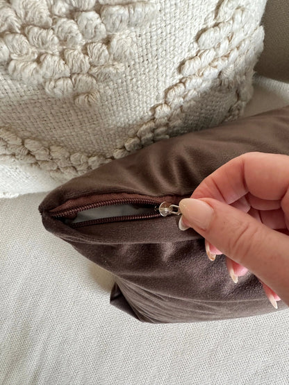 Hardin Velvet Lumbar Pillow Cover Busa Designs