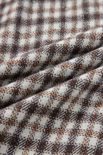 Ava Flap Patchwork Plaid Shacket