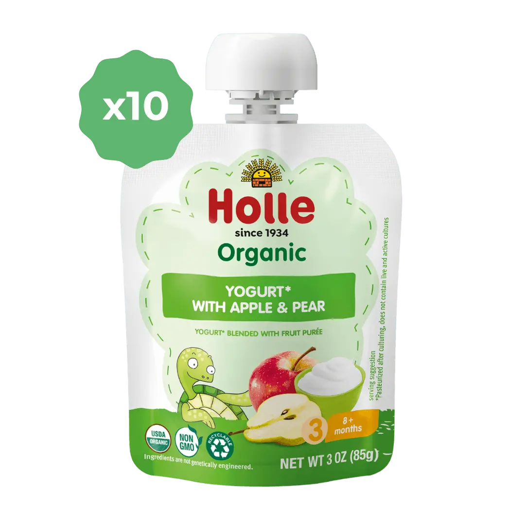 Holle Organic Yogurt Pouches - Apple & Pear Holle USA