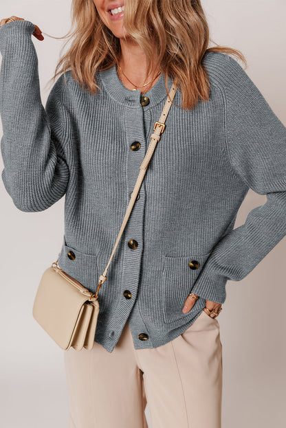 Samara Chunky Front Cardigan Sweater