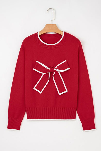 Malaysia accent Holiday Cropped Sweater