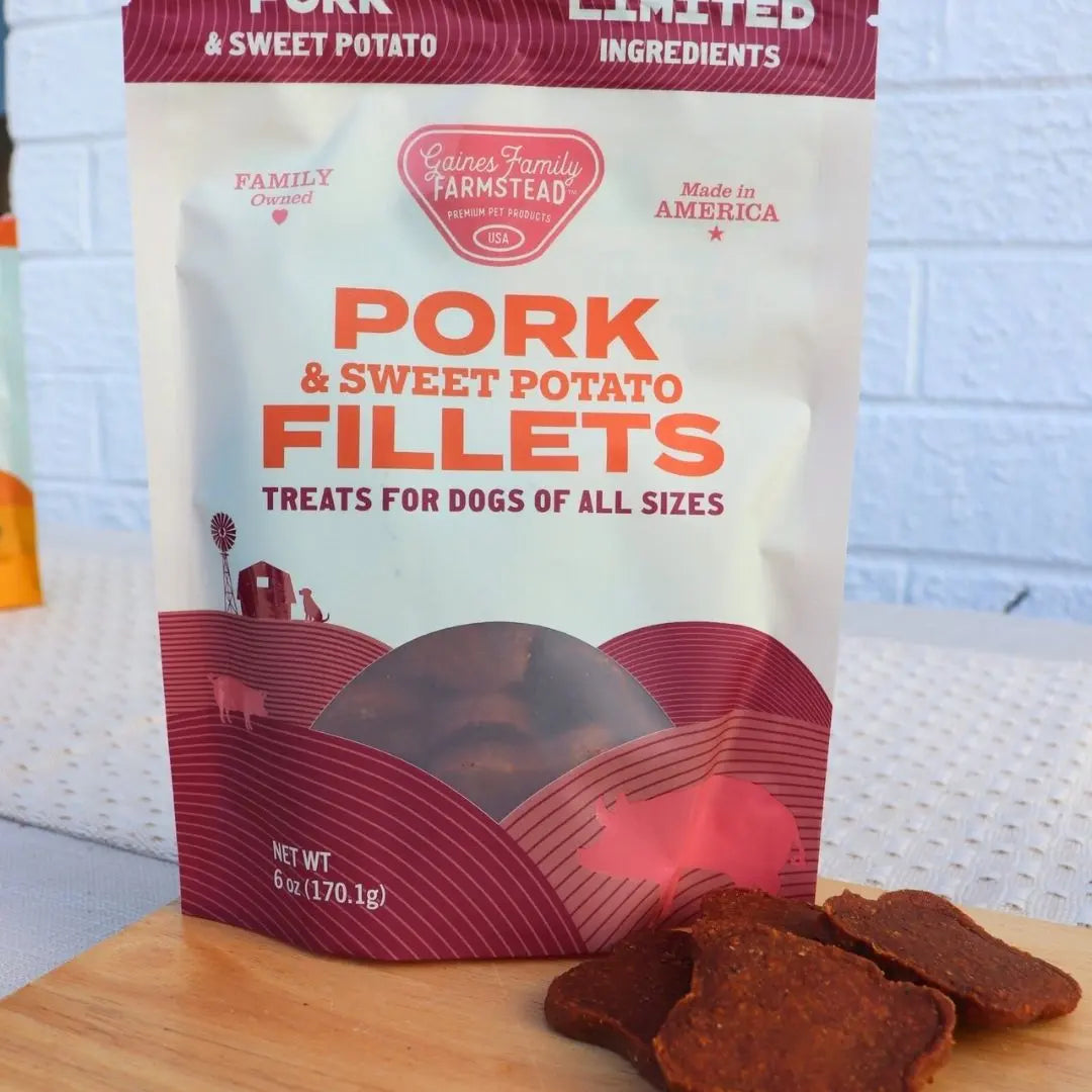 Pork and Sweet Potato Fillets Gaines Family Farmstead
