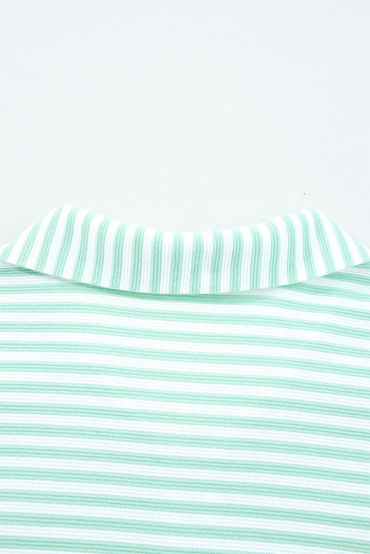 Reign Zip Collar Pullover Long Sleeve Top