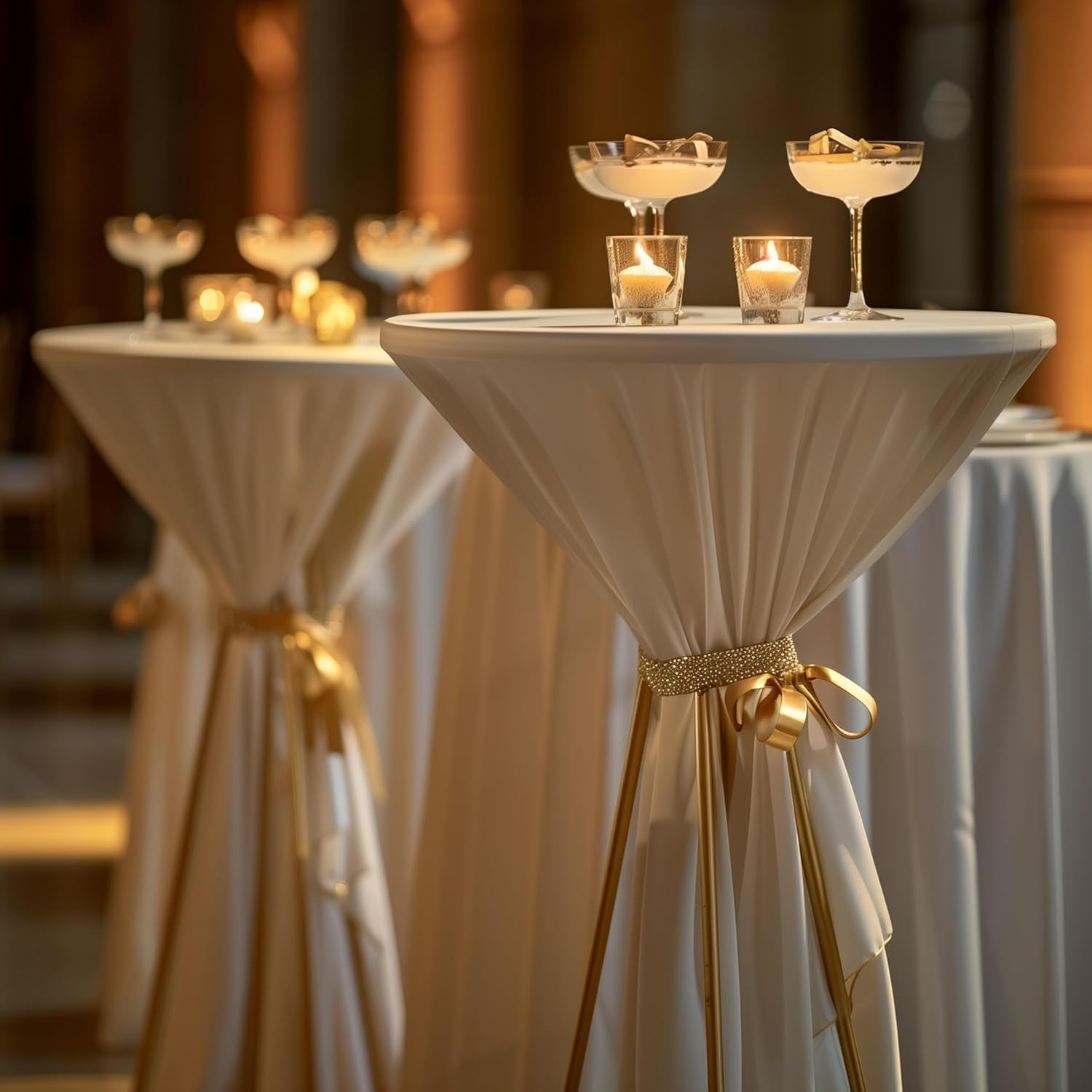 Black Circular Bar Table Featuring Adjustable Height ShipItFurniture