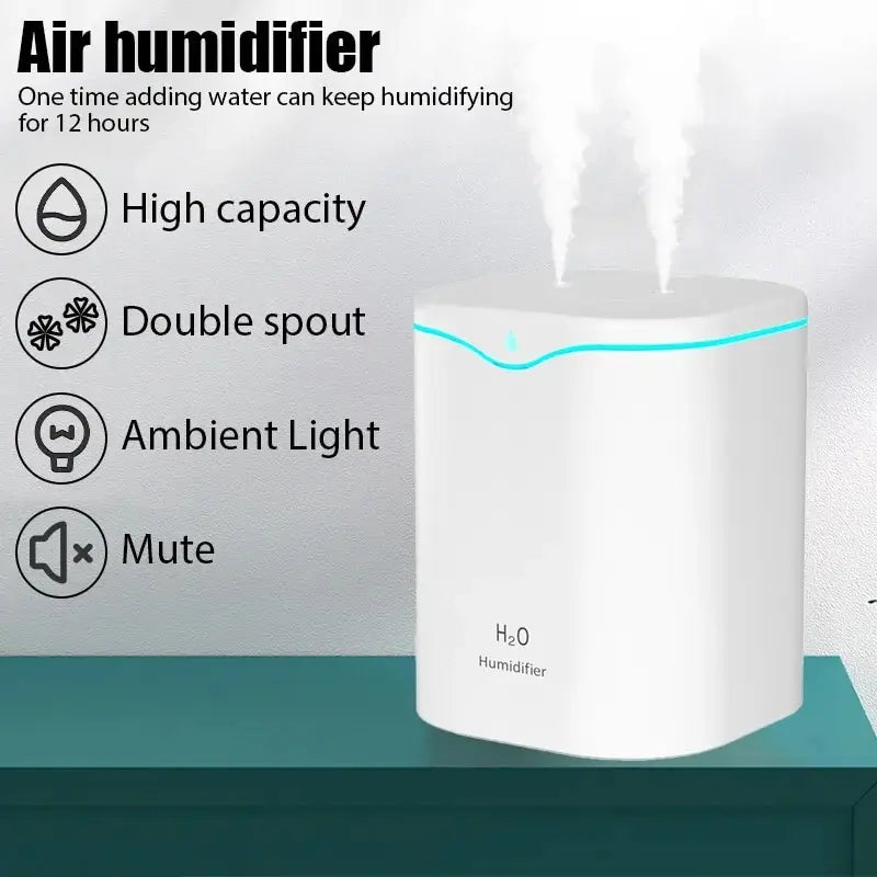 Large Capacity Dual Spray Humidifier Purifier
