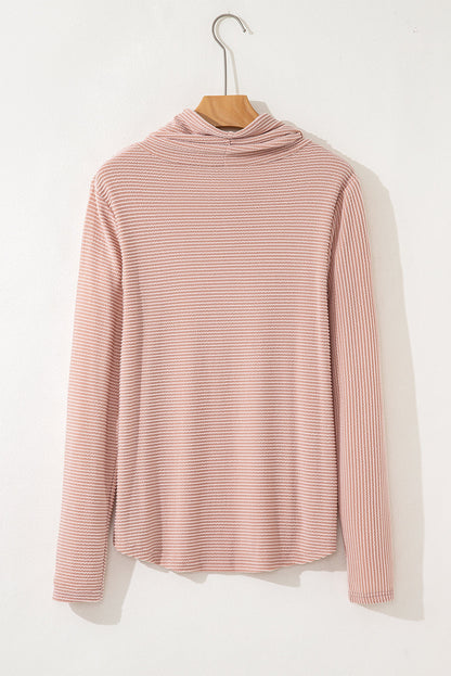 Mariam Drawstring Cowl Knit Top