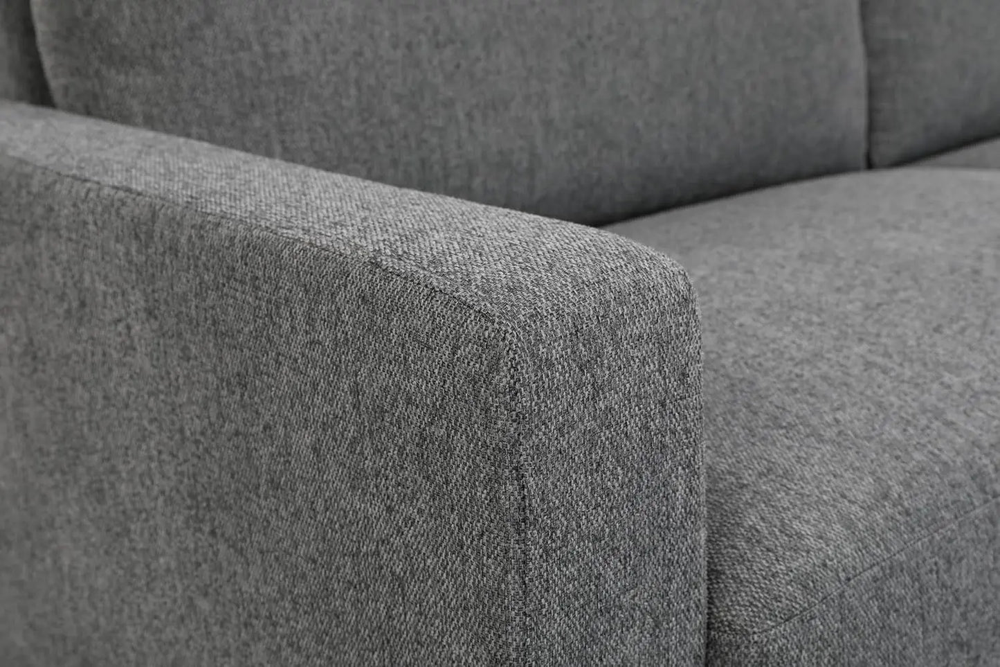 Miles 2 Piece Couch And Loveseat Set With Reversible Pillows Grey ShipItFurniture