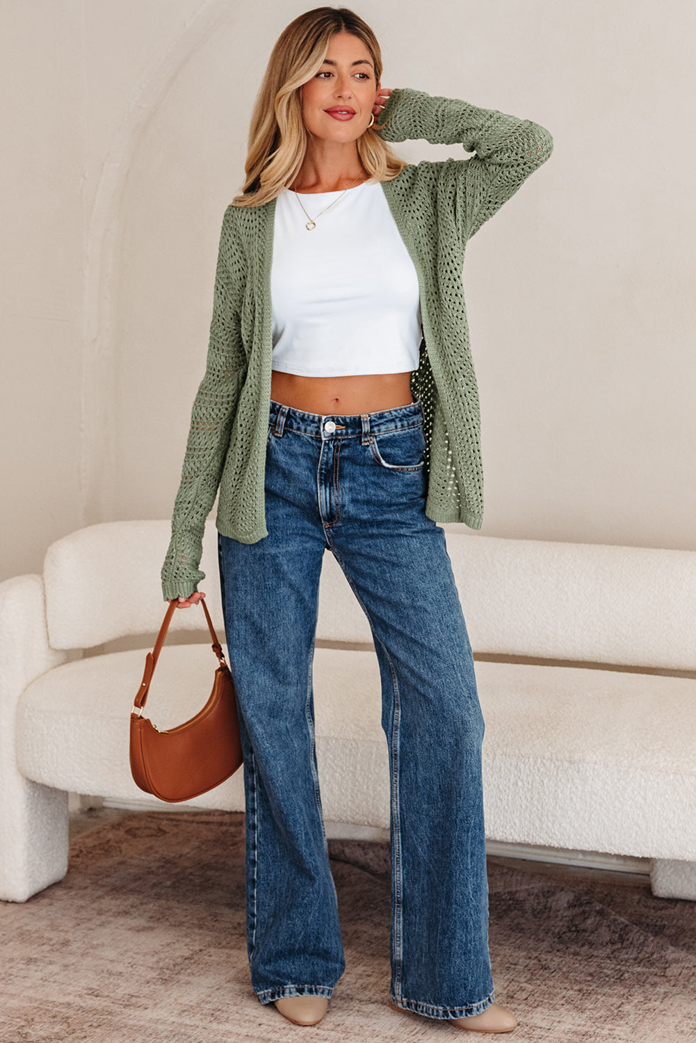 Jordyn Knit Batwing Sleeve Cardigan