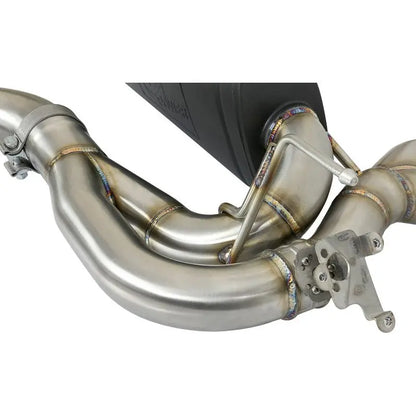 aFe MACH Force-Xp 2-1/2in SS Axle Back Exhaust w/Black Tips 15+ BMW M3/M4 (F80/F82) L6 3.0L (tt) S55 NP Motorsports