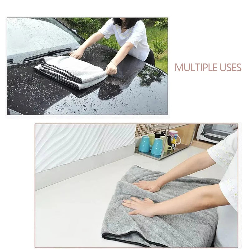 SEAMETAL Microfiber Auto Super Absorbent Car Drying Towel